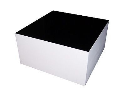 Cubo Blanc Plexi Noir