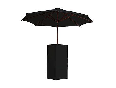 Base/plinth Umbrella 50 Black